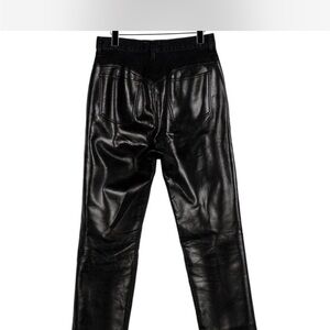 Like new algolde Harley leather denim